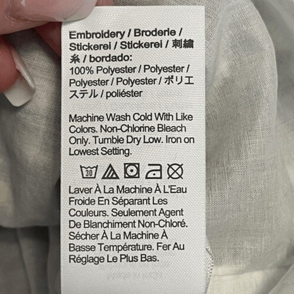 Crewcuts Gingham Lemon Embroidered Dress 10 - Picture 12 of 13